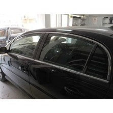 Big Shopia Opel Vectra C Krom Cam Üst Çıtası 4 Parça Paslanmaz Çelik 2002 - 2008 Üst Cam Kromu