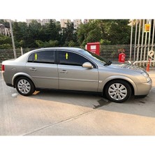 Big Shopia Opel Vectra C Krom Cam Üst Çıtası 4 Parça Paslanmaz Çelik 2002 - 2008 Üst Cam Kromu