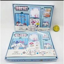 Meyra Accessories Cinnamoroll Kawaii Anime Dizüstü El Defteri Sevimli Karikatür Hediye Kutusu Okul Öncesi Hediye Seti