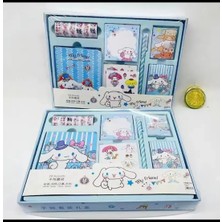 Meyra Accessories Cinnamoroll Kawaii Anime Dizüstü El Defteri Sevimli Karikatür Hediye Kutusu Okul Öncesi Hediye Seti