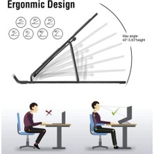 Tartuk Store Ayarlanabilir Laptop Standı 7 Kademe