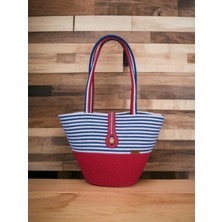 Home Decors By Özlem Hasır Çanta Omuz Çantası Plaj Çantası El Emeği Handmade Tasarım Tarz Yaz MODA-30CMX40-42CM