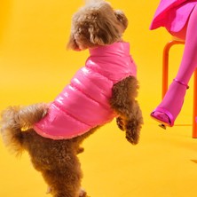 Bunico Içi Tüylü Köpek Montu - Pembe