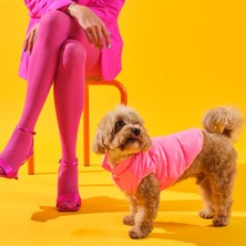 Bunico Içi Tüylü Köpek Montu - Pembe