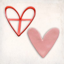 Butedo Kalp V Kurabiye Kalıbı Şekillendirici Kopat