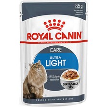 Royal Canin Ultra Light Gravy Pouch Diyet Kedi Maması 85 gr