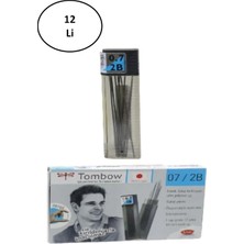 Tombow Min 0,7 mm 2b Versatil Kalem Ucu Klasik 12 Li