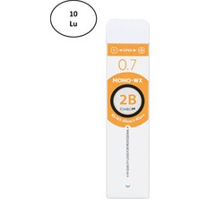 Tombow Mono-WX Profesyonel Uç 0.7mm 40'lı Tüp 2B Yüksek Kalite 10'lu Set