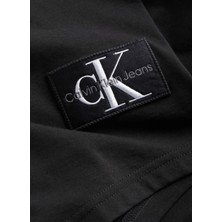 Calvin Klein Jeans Düz Siyah Erkek T-Shirt J30J323482BEH