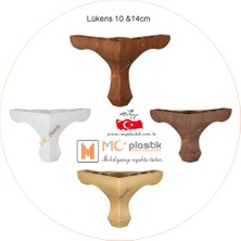 MC Plastik Lükens 14 cm Beyaz Plastik Ayak