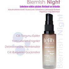 Tefity Blemish Night Serum Mask Leke Önleyici Gece Kullanımı Için Geliştirilmiş Serum Maske