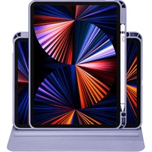 Five-E Apple iPad Air 4. Nesil 10.9 (2021) Yatay ve Dikey Dönebilen Standlı Kalem Şarjına Uygun Darbe Dayanıklı Thermix Kılıf ve Ekran Koruyucu A2316 A2324 A2325 A2072