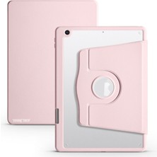 Five-E Apple iPad 7. Nesil 10.2 (2019) Yatay ve Dikey Dönebilen Standlı Kalem Şarjına Uygun Darbe Dayanıklı Thermix Kılıf A2197 A2200 A2198