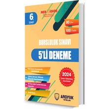 Editör Yayınları 2024 6. Sınıf Bursluluk Sınavı Konu Anlatımı - Çıkmış Sorular - Ardışık Yayınları 6. Sınıf Bursluluk Sınavı Soru Bankası - Bursluluk Sınavı 5'li Deneme - İngilizce