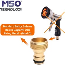 MSO Teknoloji Bahçe Sulama VIP Kalite Musluk Hortum Adaptör (Mod-D)