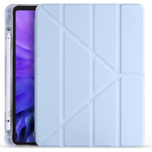 Five-E Apple iPad Air 4.nesil 10.9 (2020) 4 Farklı Standlı Kalemlikli Darbeye Dayanıklı Kılıf A2316 A2324 A2325 A2072