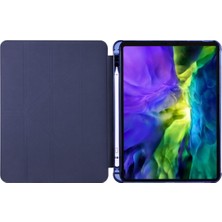 Five-E Apple iPad Pro 12.9 4.nesil (2020) 4 Farklı Standlı Kalemlikli Darbeye Dayanıklı Kılıf A2229 A2069 A2232 A2233