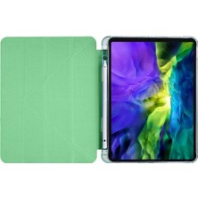 Five-E Apple iPad Pro 12.9 6.nesil (2022) 4 Farklı Standlı Kalemlikli Darbeye Dayanıklı Kılıf A2436 A2437 A2764 A2766