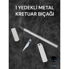 Seyfi Kırtasiye 1 Yedekli? Metal Kretuar Biçaği Hassas Kesi?mler I?çi?n I?deal