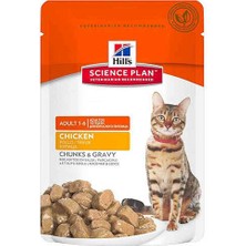 Hills Adult Tavuklu Pouch Yetişkin Kedi Konservesi 85 gr