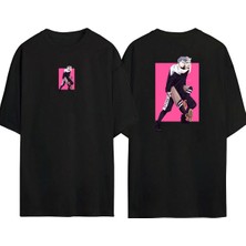 The Wert  Bad Boy Bigbang Ön Arka Baskılı Sıyah Oversize T-Shirt
