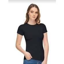 Tutku Elit 2202 Kadın Elastan Sıfır Yaka Yarım Kol Atlet 12 Adet