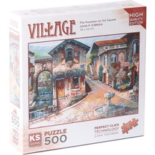 KS Games The Fountain On The Square 500 Parça Puzzle