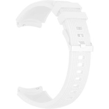 Pilanix Preo Pwatch S1 20 mm Için Klasik Model Ayarlanabilir Çizgili Silikon Kayış-Kordon Krd-18