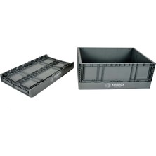 XOBBOX XF50G / Katlanır Saklama Kutusu / Folding Storage Box / Gri 50 LT (Adet Satış Fiyatı)