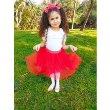 Angel's Collection Kız Çocuk Tütü   Puantiyeli - ASTARLI