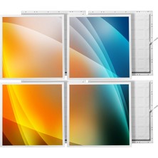 Gök Panel 60X60 LED Panel Sıva Altı Desenli 2x2 Dörtlü Grup 46510126SA