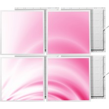 Gök Panel 60X60 LED Panel Sıva Altı Desenli 2x2 Dörtlü Grup 46510141SA