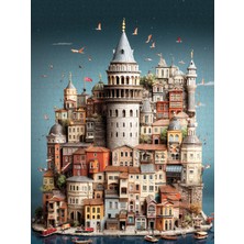 Anatolian 1000 Parçalık Puzzle / Galata - Kod 1158