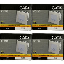 Cata CT-5183 1,5W 6400K (Beyaz Işık) Sensörlü Koridor Aydınlatması (4 Adet)