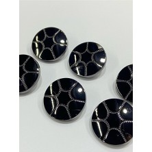 Karan Tuhafiye Metal Düğme/trençkot Ceket Boyu/ 6 Lı Set/2,3 CM/JX26/ANTRASIT