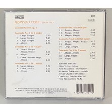 Allegro A.corelli Concerti Grossi Op.6 CD (Orjinal Dönem Baskı)