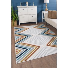 Venucci Home & Living Quincey Bukleli Yumuşak Peluş Post Shaggy Krem Çocuk Odası Oturma Odası Salon Mutfak Halısı