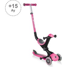 Globber Go Up Deluxe Scooter - Pembe