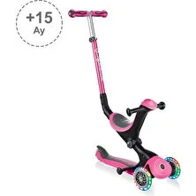 Globber Go Up Deluxe Işıklı Scooter - Pembe