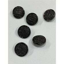 Karan Tuhafiye Metal Düğme/hırka Yelek Boyu/ 6 Lı Set/1,8 CM/JX23/ANTRASIT