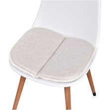 Vilinze Eames Sandalye Minderi Özel Biye Dikişli 40X45 CM