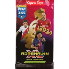 Open Home Panini Adrenalyn Fifa 365 - 2024 Official Trading Card Futbolcu Kartları ( 4 Paket )