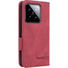 YH Market Xiaomi 14 Için Kılıf Koruyucu Kapak Deri Kart ile Folio Flip Case (Yurt Dışından)