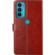 YH Market Motorola Kenar 20 Telefon Kılıfı Için Kılıf Darbeye Tpu Kabuk Kapak Kapak Kitap (Yurt Dışından)