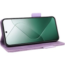 YH Market Xiaomi 14 Için Kılıf Koruyucu Kapak Deri Kart ile Folio Flip Case (Yurt Dışından)