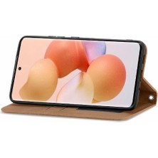 YH Market Xiaomi 12 Için Kılıf Deri Kılıf Cüzdan Basit Iş Kapak Çevirin (Yurt Dışından)