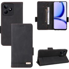 YH Market Kart Tutucu Kickstand ile Realme C53 4g Deri Folio Flip Case Için Kılıf (Yurt Dışından)