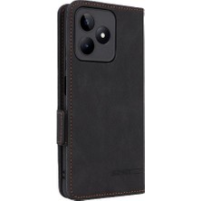 YH Market Kart Tutucu Kickstand ile Realme C53 4g Deri Folio Flip Case Için Kılıf (Yurt Dışından)