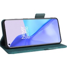 YH Market Kart Tutucu Kickstand ile Oneplus 9 Deri Folio Flip Case Için Kılıf (Yurt Dışından)