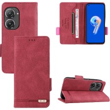 YH Market Asus Zenfone 9 Için Kılıf Koruyucu Kapak Kart Ekleme Deri Folio (Yurt Dışından)